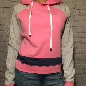 Pink, Black and Grey Women's Hoodie